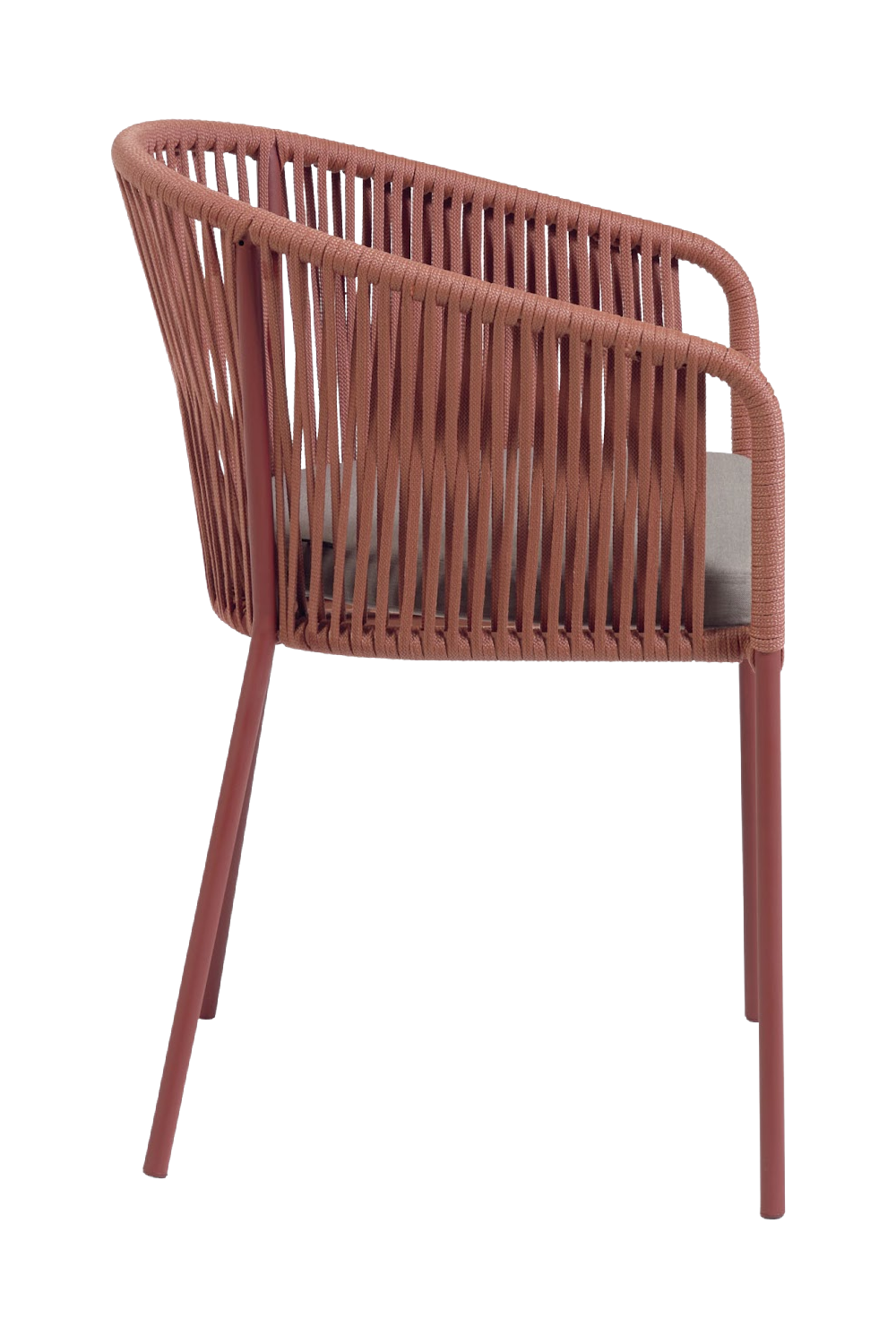 Handwoven Cord Curved Outdoor Chairs (4) | La Forma Yanet | Oroatrade.com