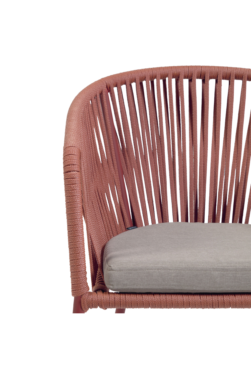 Handwoven Cord Curved Outdoor Chairs (4) | La Forma Yanet | Oroatrade.com