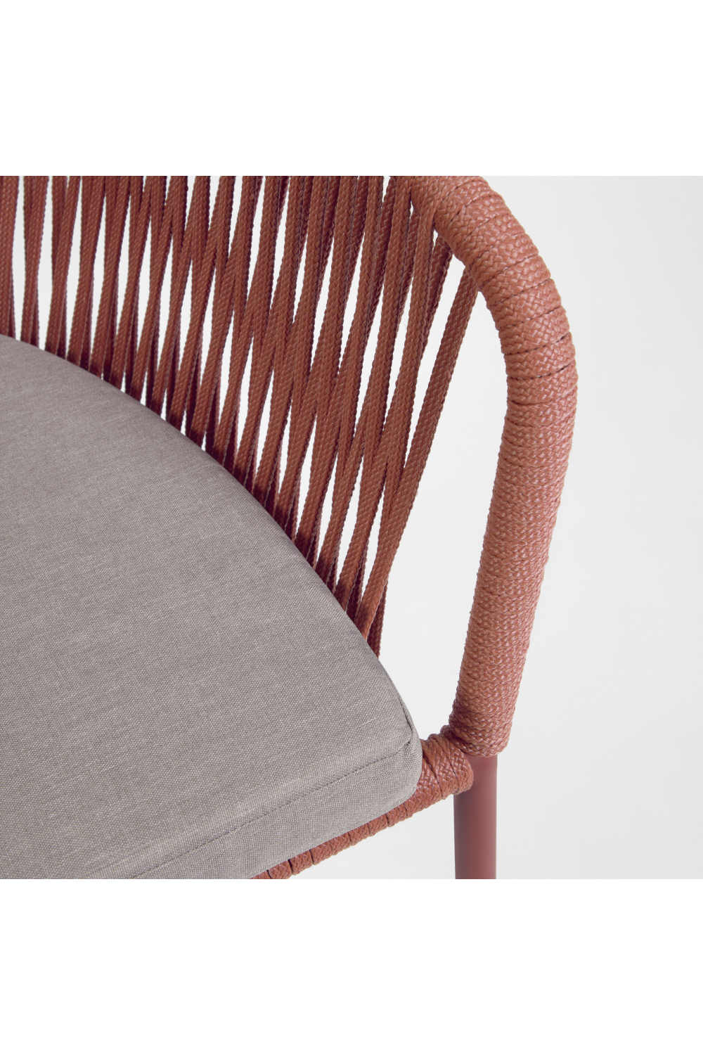 Handwoven Cord Curved Outdoor Chairs (4) | La Forma Yanet | Oroatrade.com