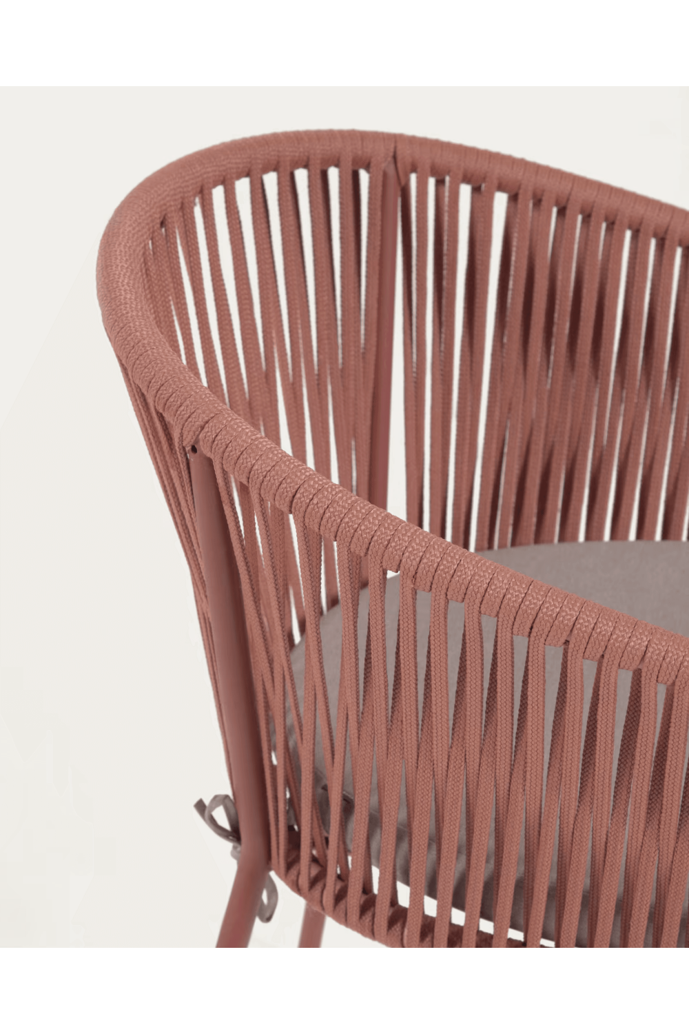 Handwoven Cord Curved Outdoor Chairs (4) | La Forma Yanet | Oroatrade.com