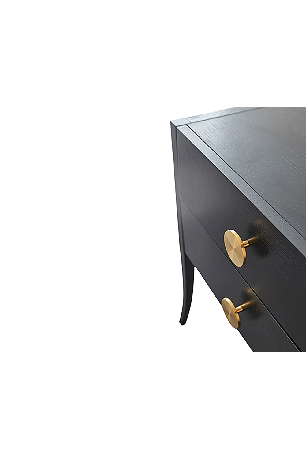 Black Rectangular Bedside Table | Liang & Eimil Orly | OROA