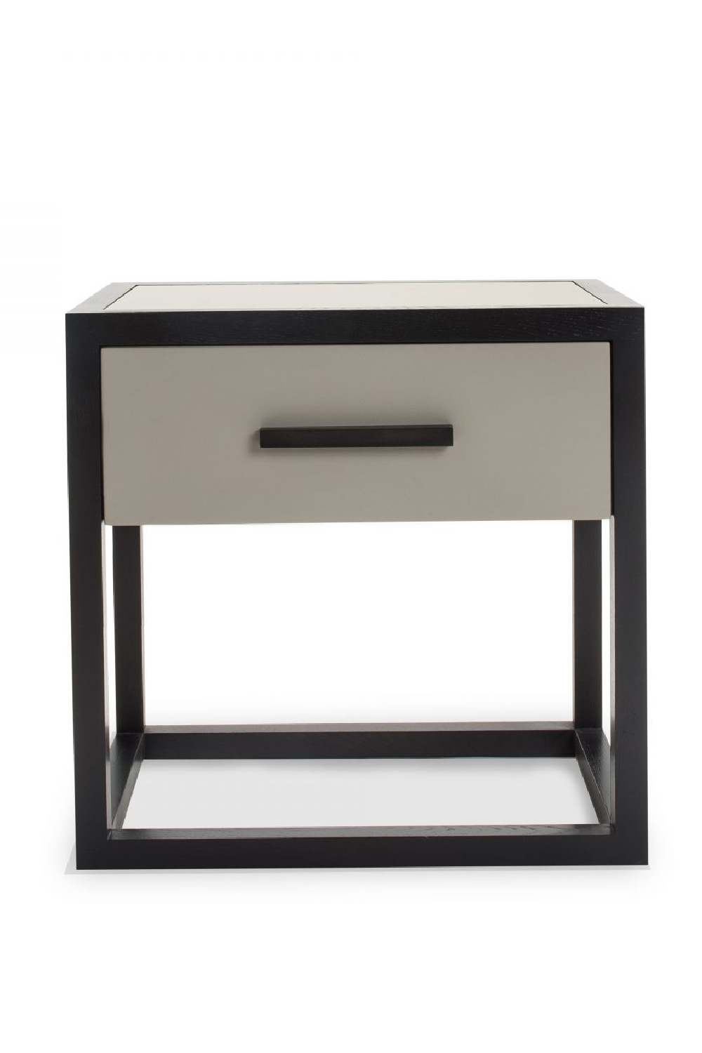 Taupe Leather Bedside Table | Liang & Eimil Roux | Oroa.com