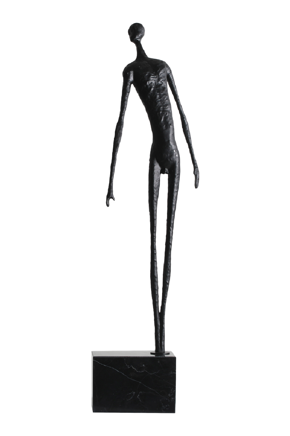 Black Wire Modern Sculpture of a Lascivious Woman – Galerie Sommerlath