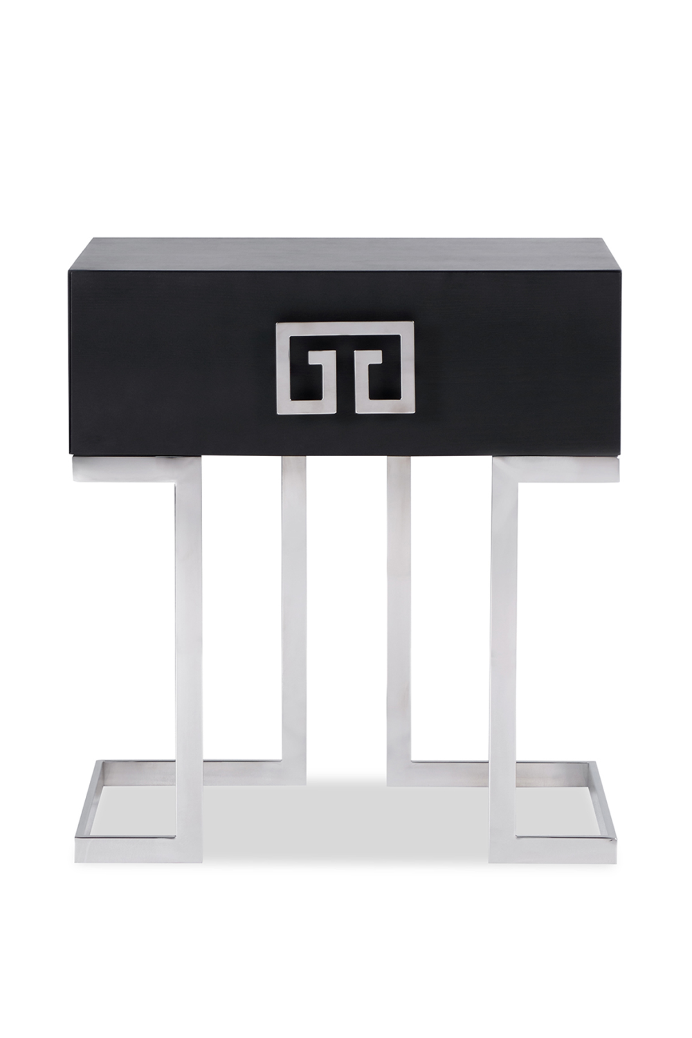 Rectangular Silver Bedside Table | Liang & Eimil Nobbu | Oroa.com