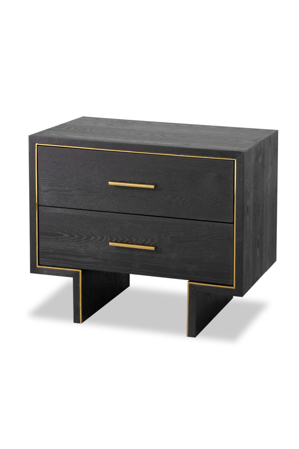 Black Ash Bedside Table | Oroa.com