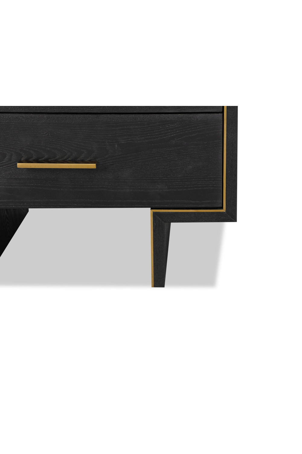Black Ash Bedside Table | Oroa.com