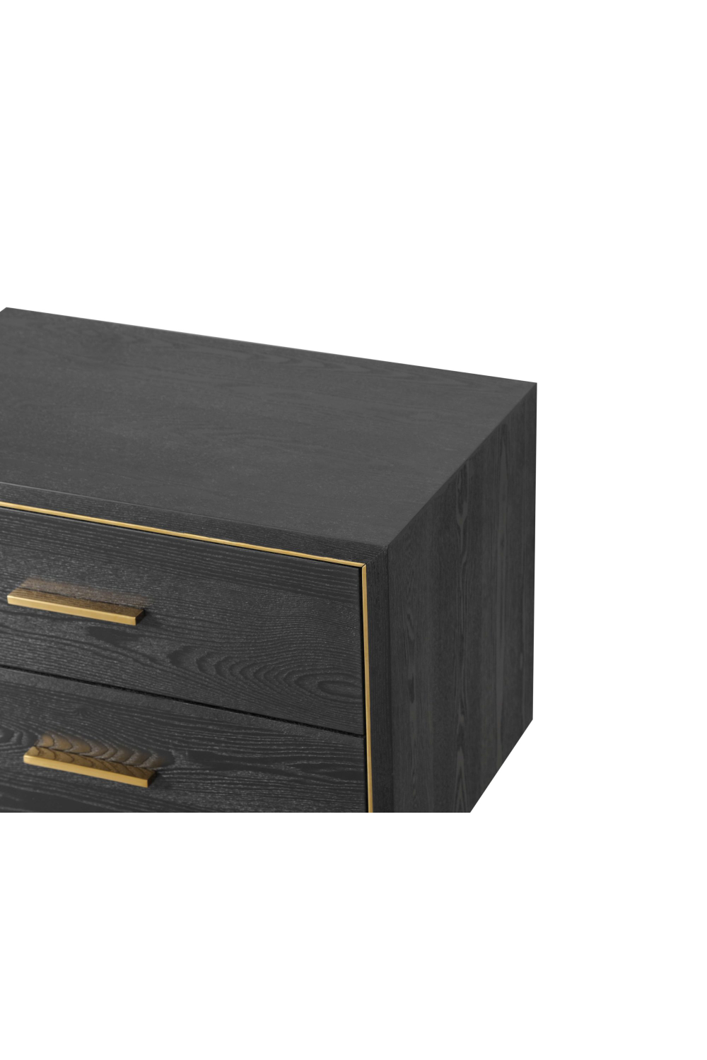 Black Ash Bedside Table | Oroa.com