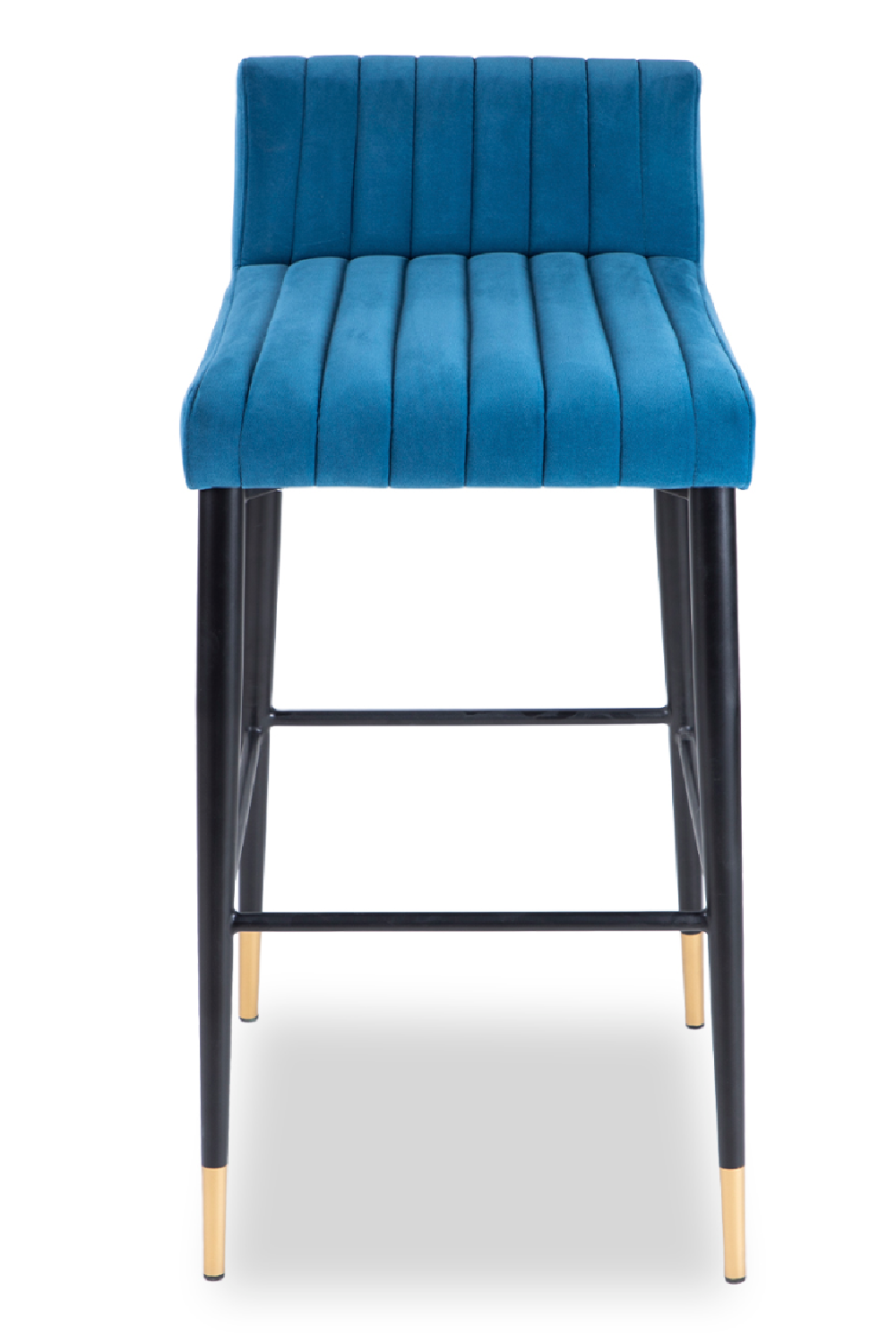 Polar Blue Velvet Barstool | Liang & Eimil Coltrane | Oroa.com