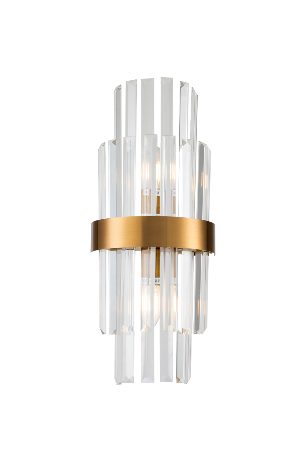 Brass Finish and Glass Wall Lamp | Liang and Eimil Regency | OROA