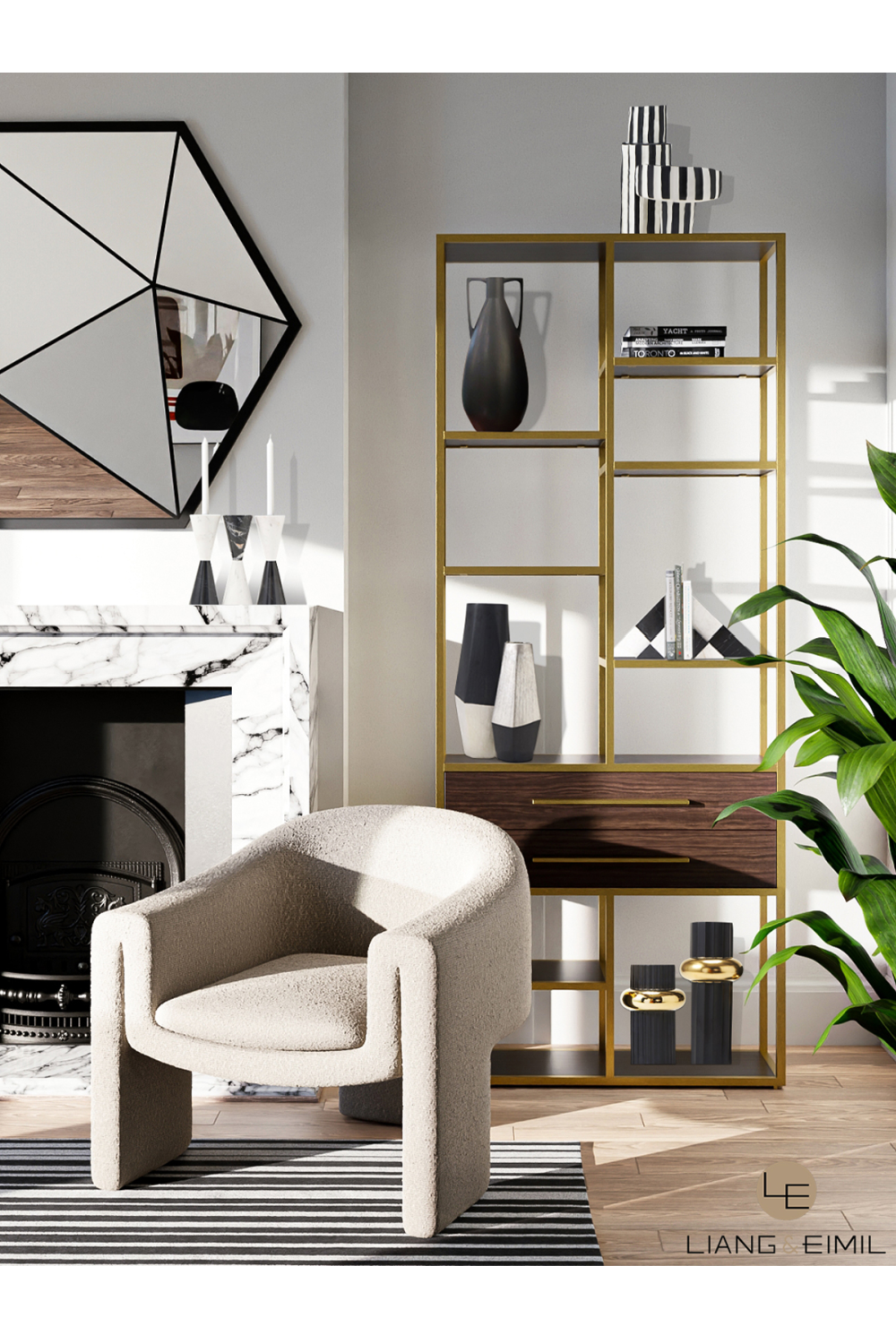 Black & White Ceramic Bowl | Liang & Eimil Weston | Oroa.com