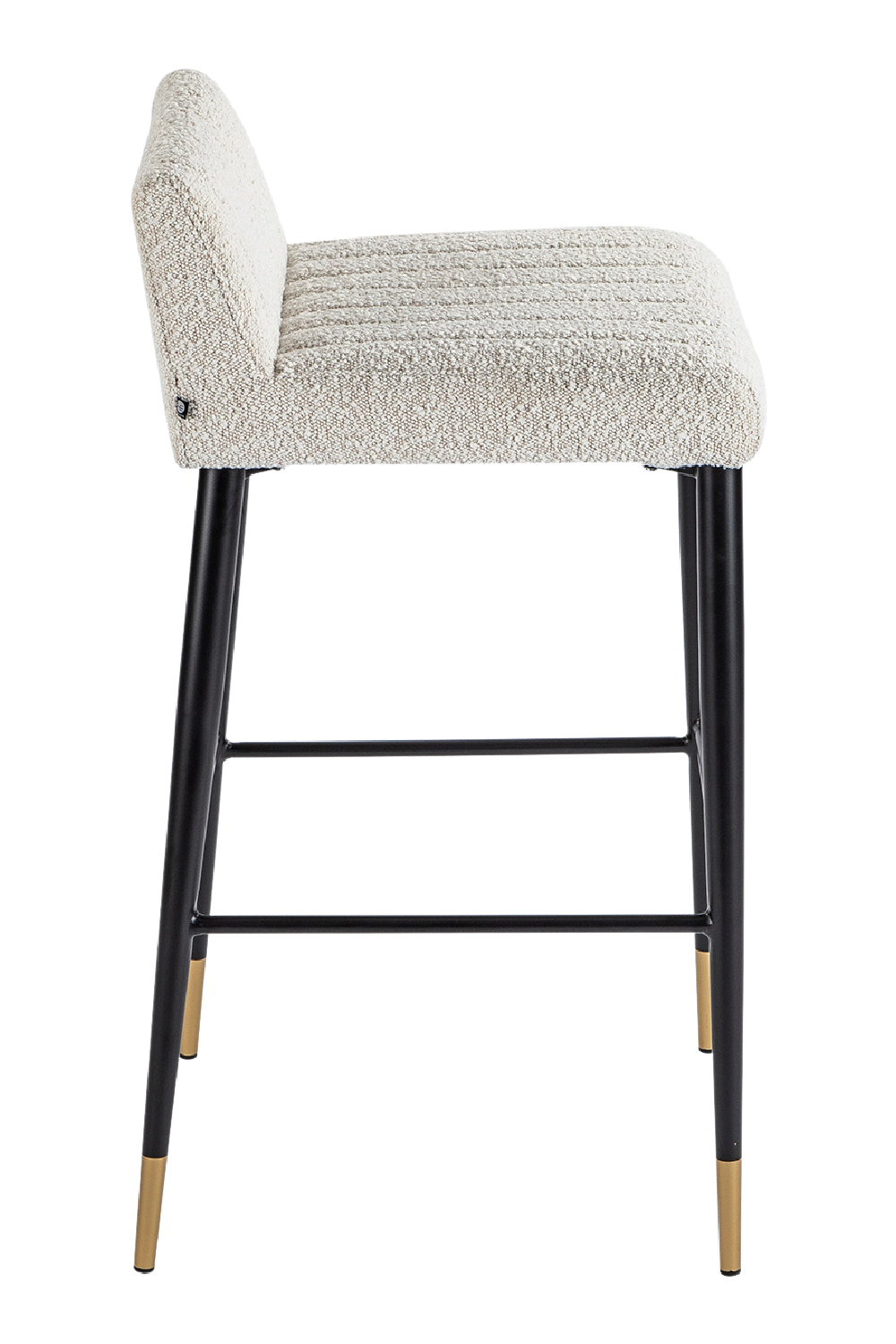 White Bouclé Bar Stool | Liang & Eimil Coltrane | Oroa.com