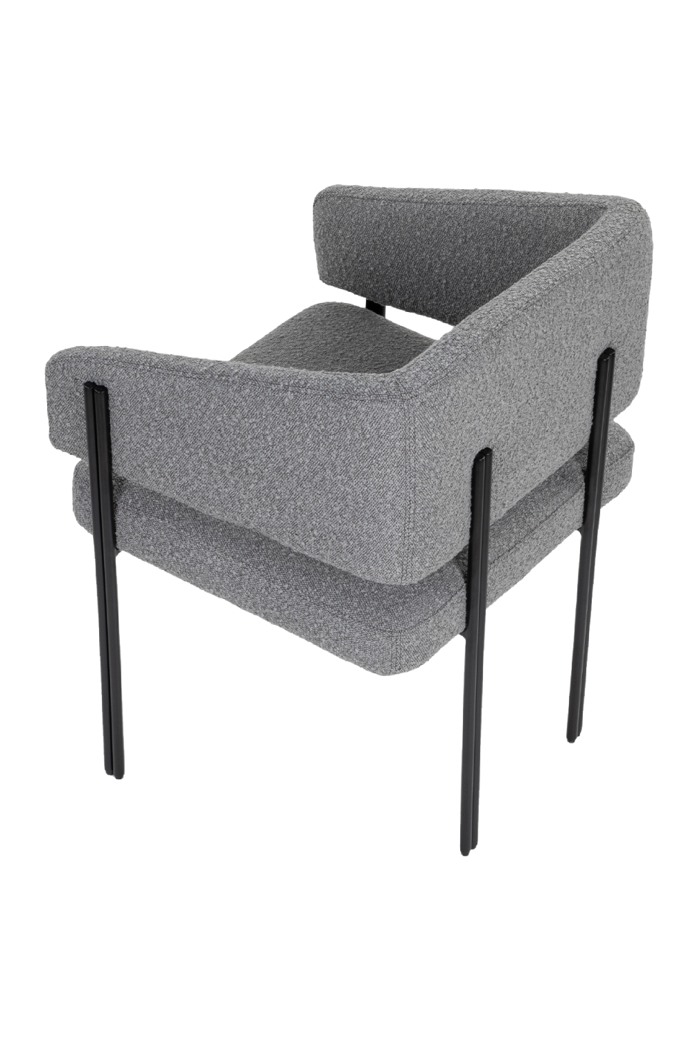 Bouclé Modern Dining Armchair | Liang & Eimil Tatler | Oroa.com