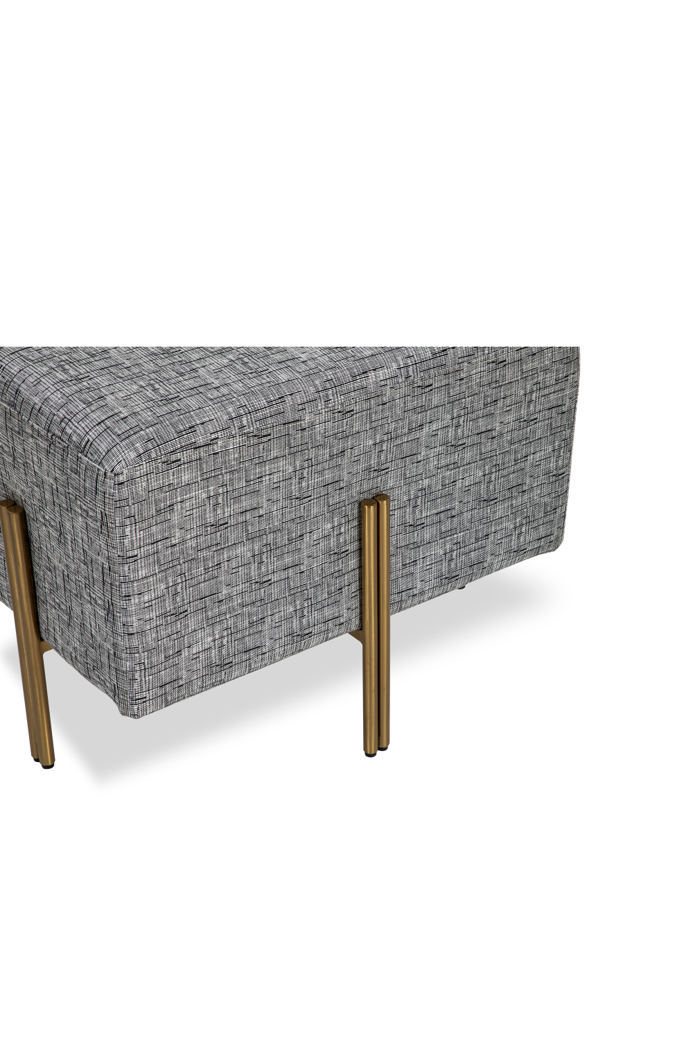 Light Gray Upholstery Stool | Liang & Eimil Alton | OROA.com
