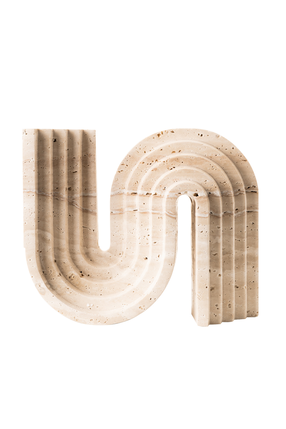 Beige Travertine Sculpture | Liang & Eimil Scotti | Oroa.com