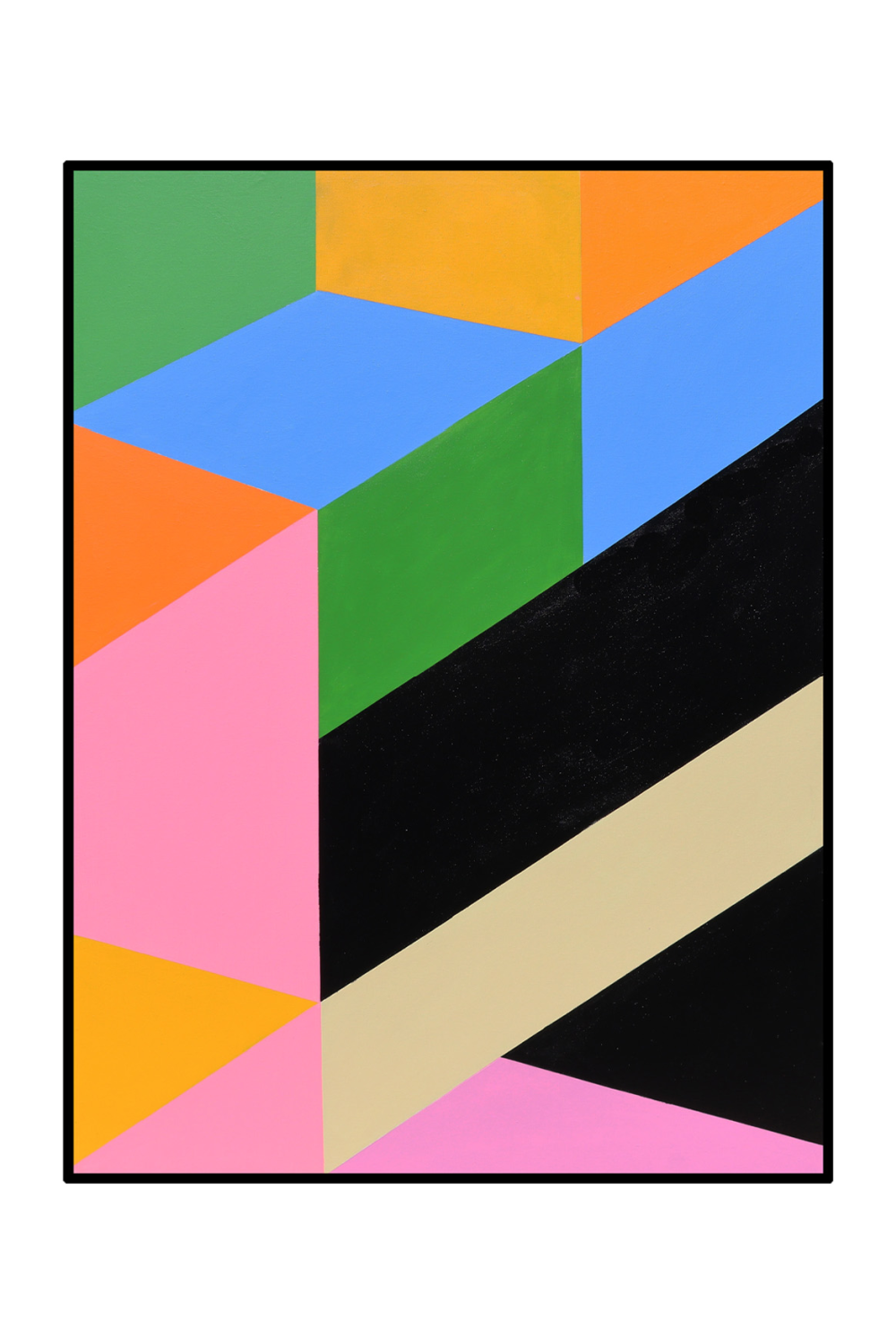 Multi-Colored Geometrical Artwork | Liang & Eimil Zultanite | Oroa.com