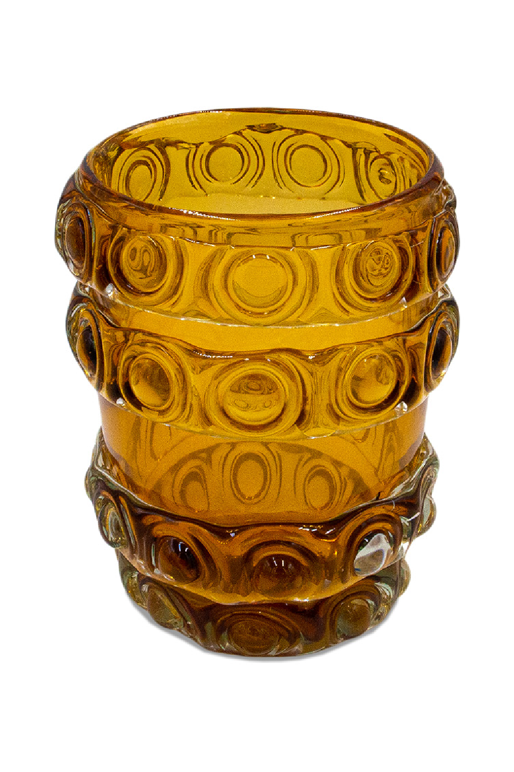 Amber Embossed Glass Vase | Liang & Eimil Bumble | Oroa.com