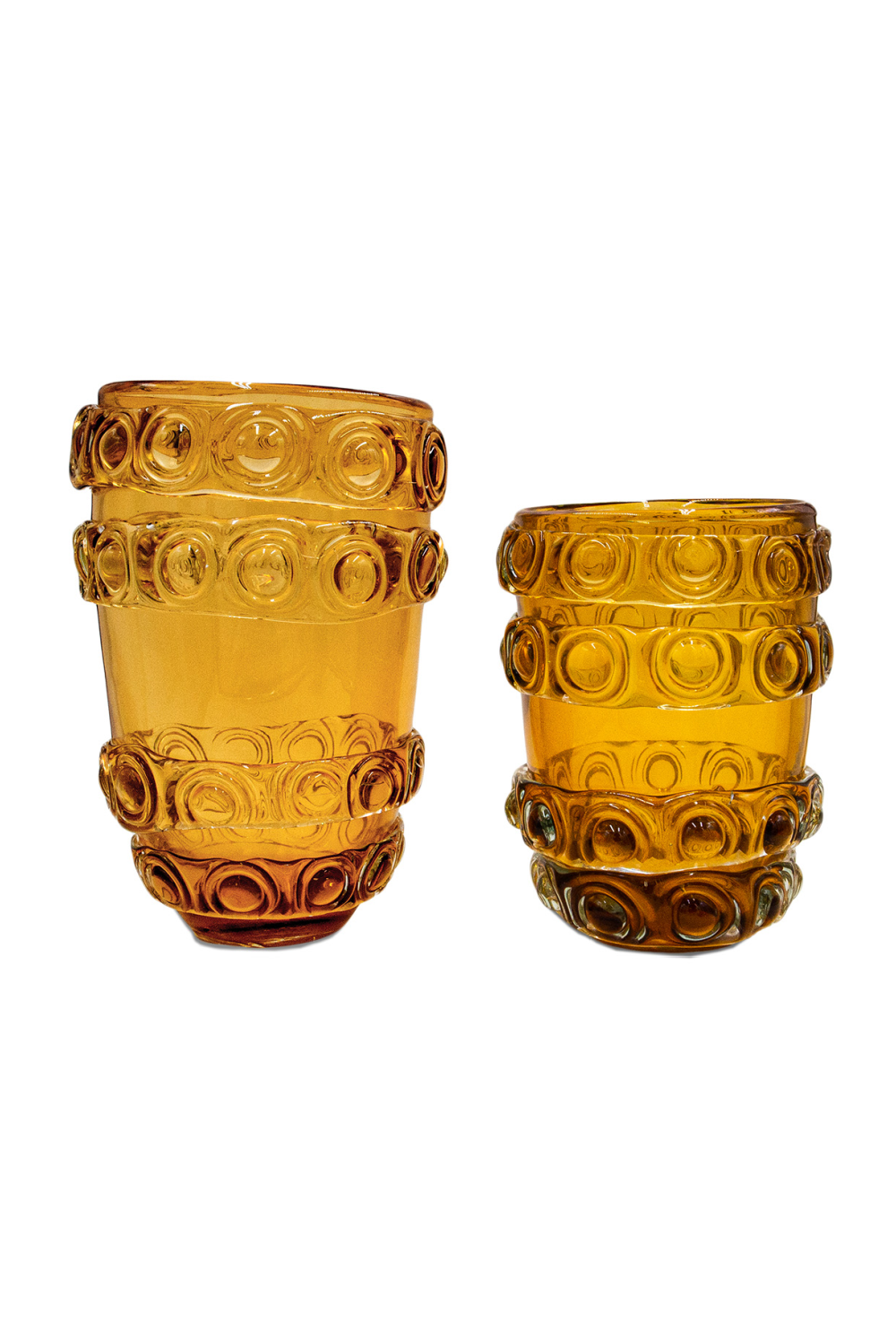 Amber Embossed Glass Vase | Liang & Eimil Bumble | Oroa.com