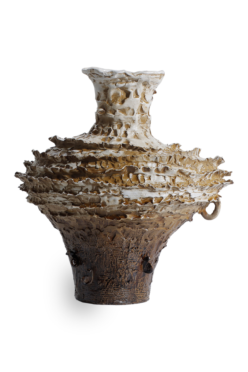 Brown Organic Textured Vase | Liang & Eimil Palmeria | Oroa.com