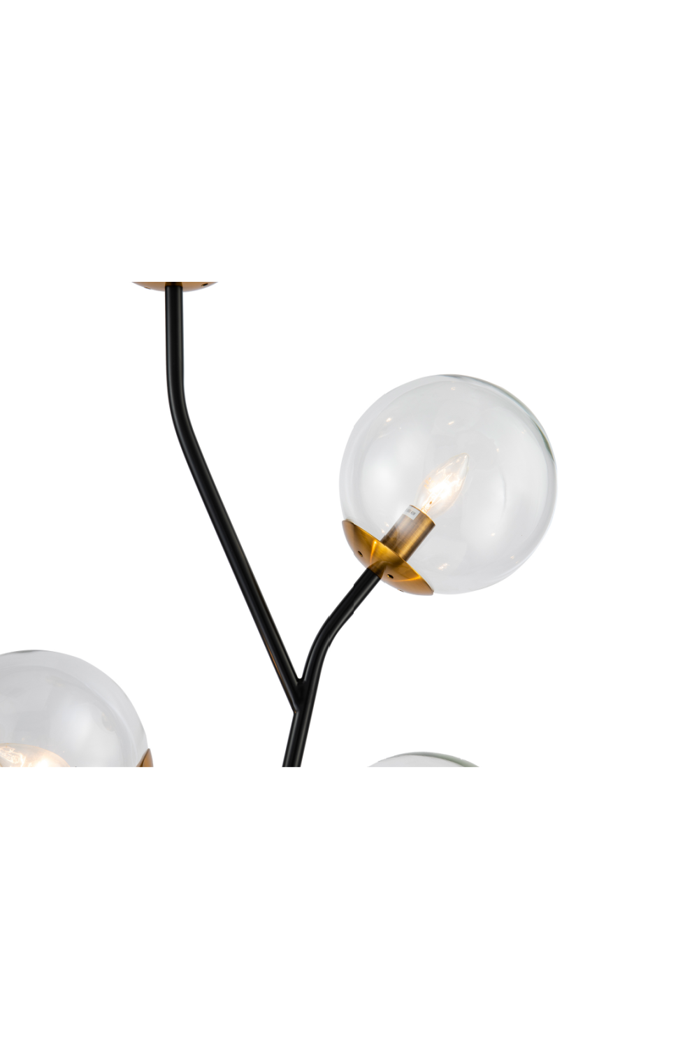 Glass Orbs Floral Floor Lamp | Liang & Eimil Cubic | Oroa.com