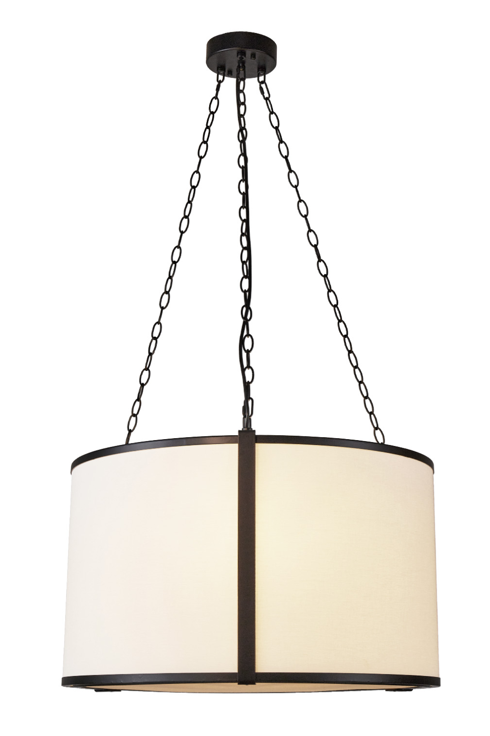 Black Framed Linen Pendant Lamp | Liang & Eimil Baltimore | Oroa.com