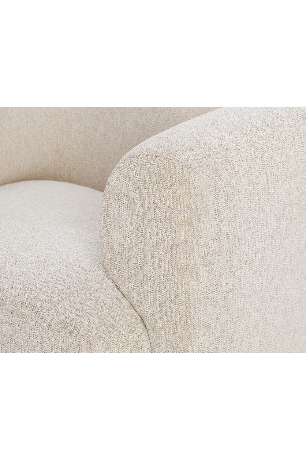 Bouclé Barrel Occasional Chair | Liang & Eimil Lexington | Oroa.com