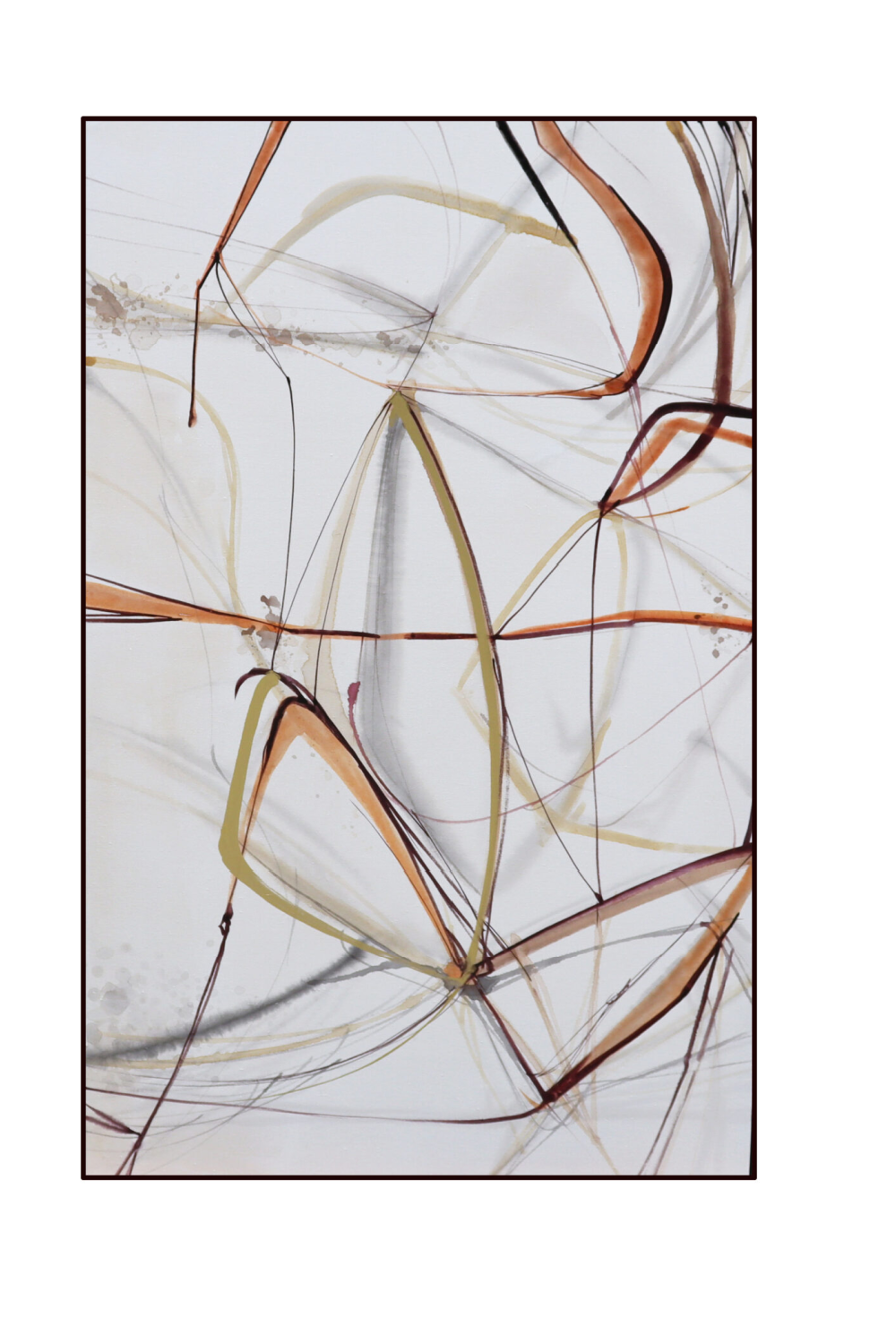 Abstract Lines Oil Painting | Liang & Eimil Parker | Oroa.com