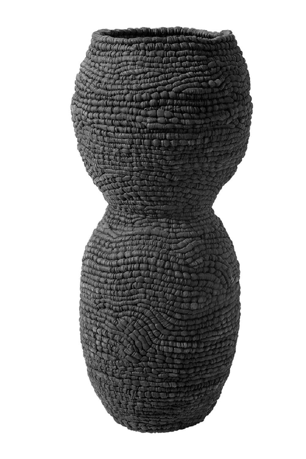 Hourglass Textured Ceramic Vase | Liang & Eimil Micah | OROA.com