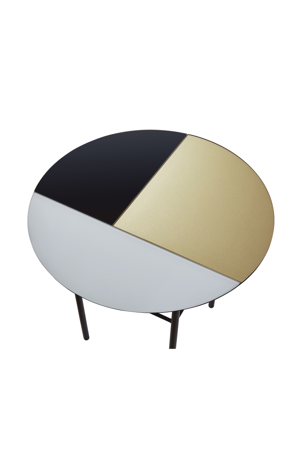 Tri-Color Round Side Table | Liang & Eimil Orphenus | OROA.com
