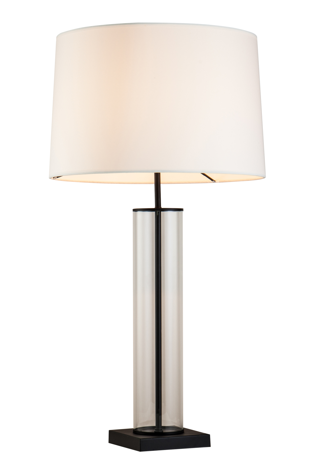 Glass column hot sale table lamp