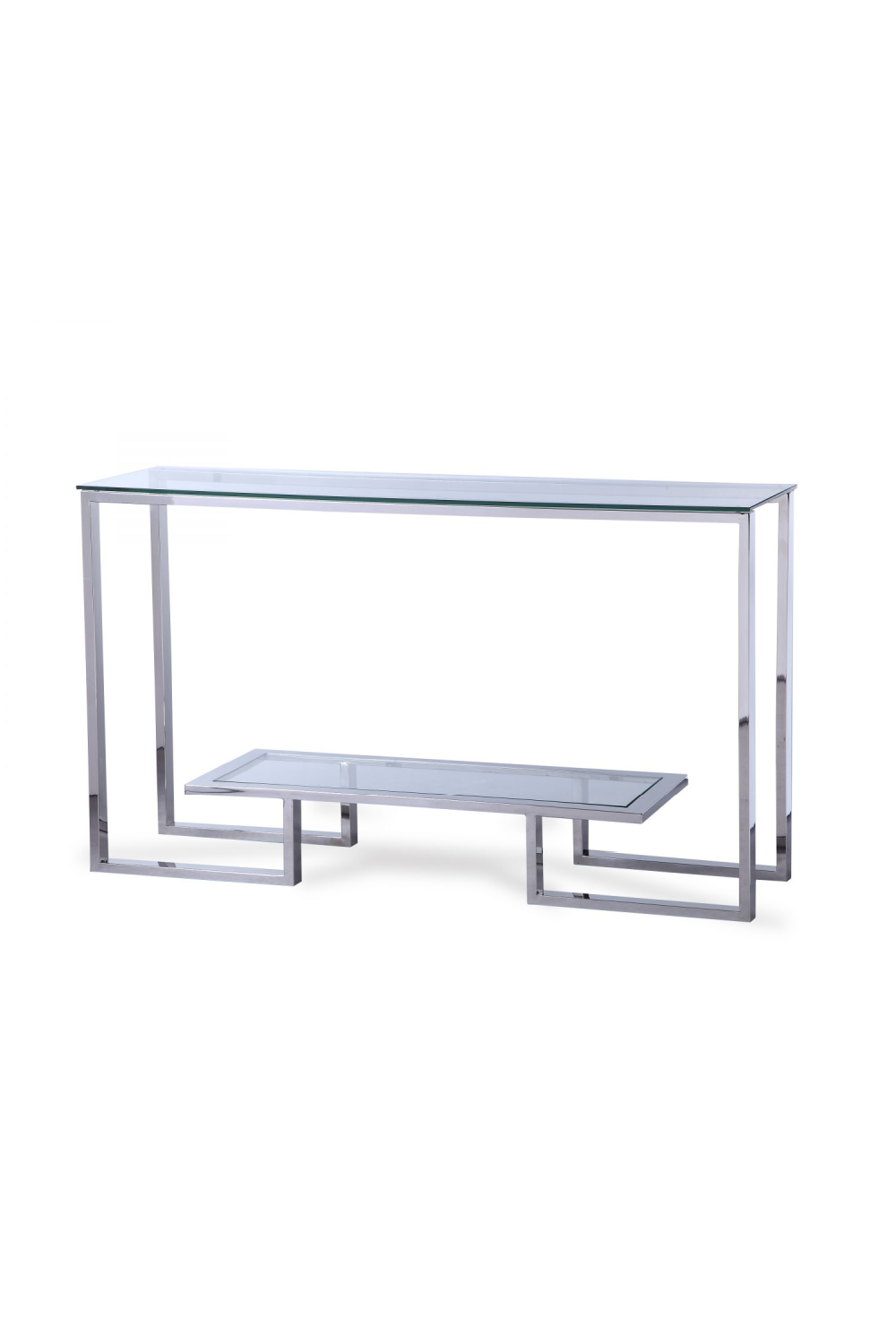 Silver Contemporary Console Table | Liang & Eimil Mayfair | Oroa.com