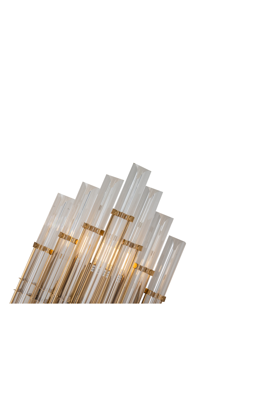 Faceted Glass Rods Wall Lamp | Liang & Eimil Drop | OROA.com