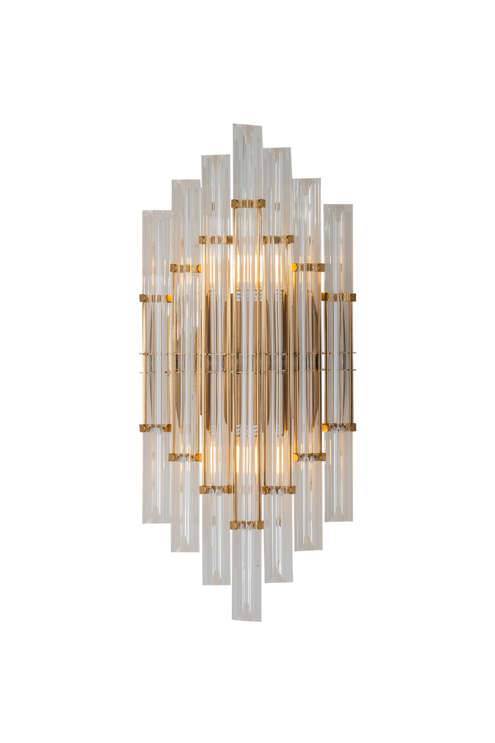 Faceted Glass Rods Wall Lamp | Liang & Eimil Drop | OROA.com