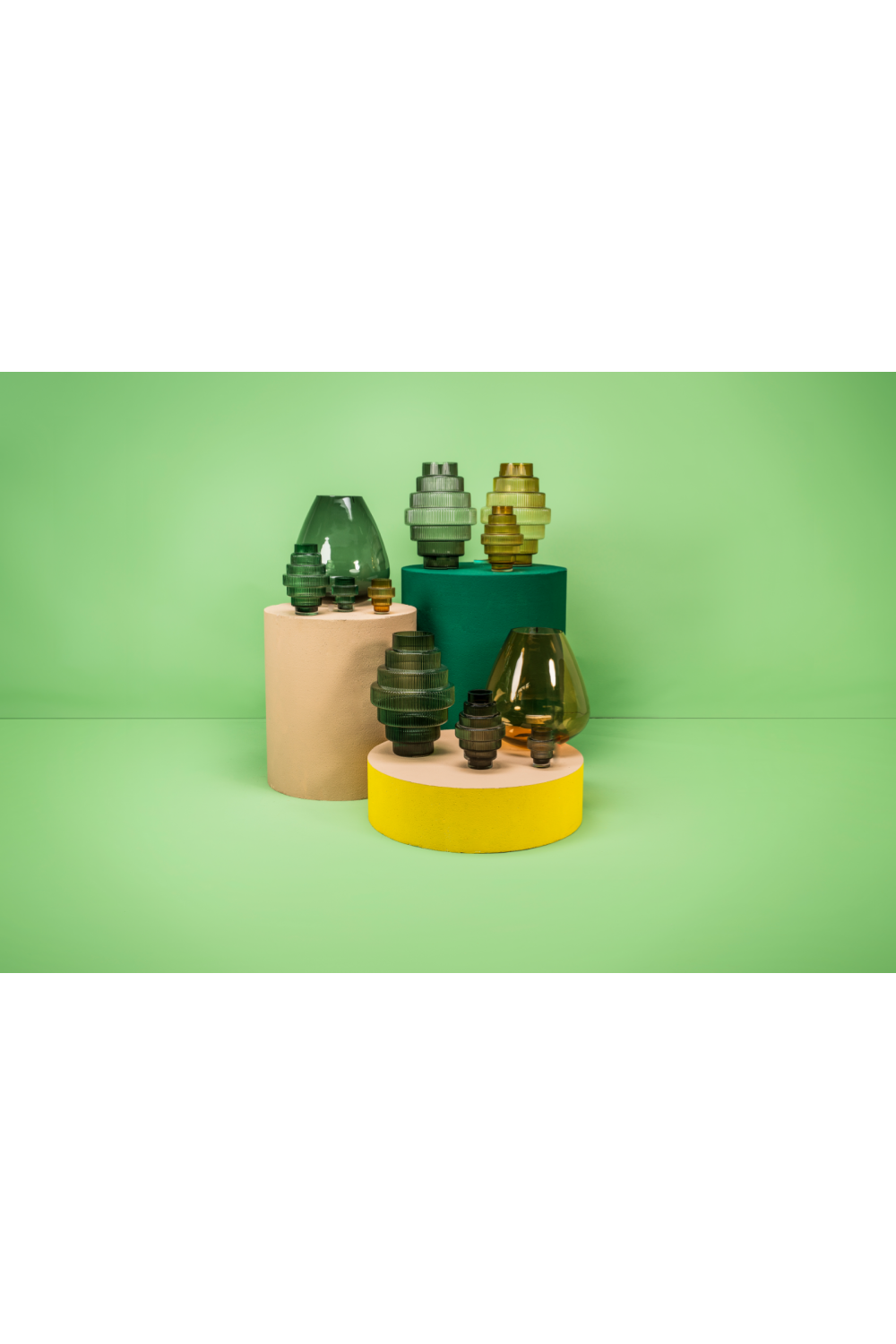 Amber Glass Vase L | Pols Potten Steps | Oroa.com
