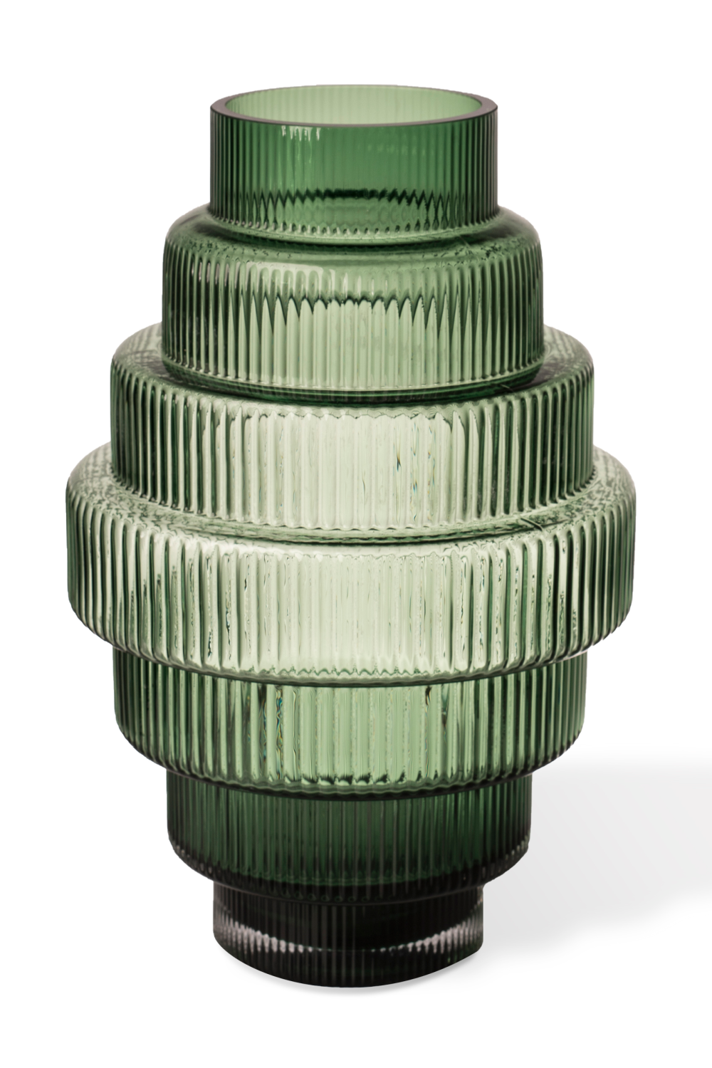 Dark Green Glass Vase S | Pols Potten Steps | Oroa.com