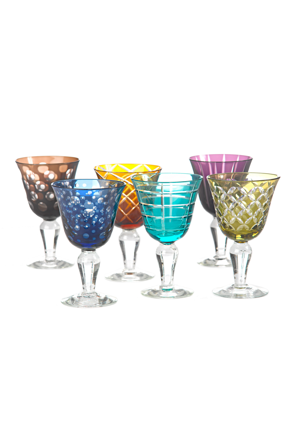 Multi-Colored Wine Glass | Pols Potten Cuttings | Oroa.com