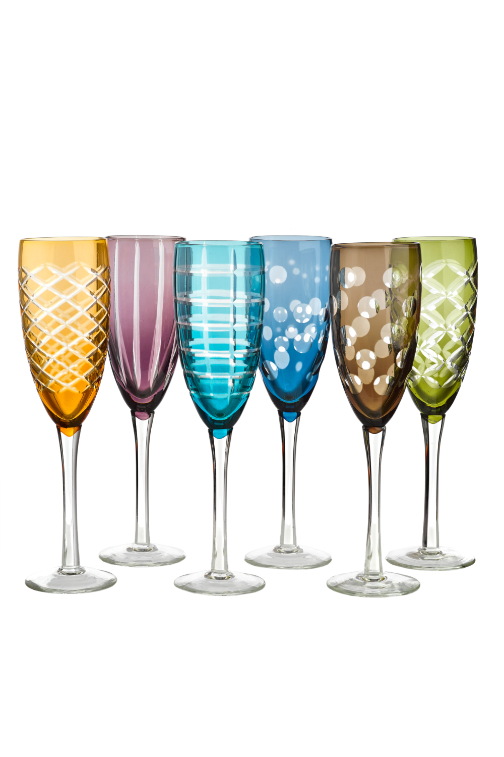 Multi-Colored Champagne Glass | Pols Potten Cuttings | Oroa.com