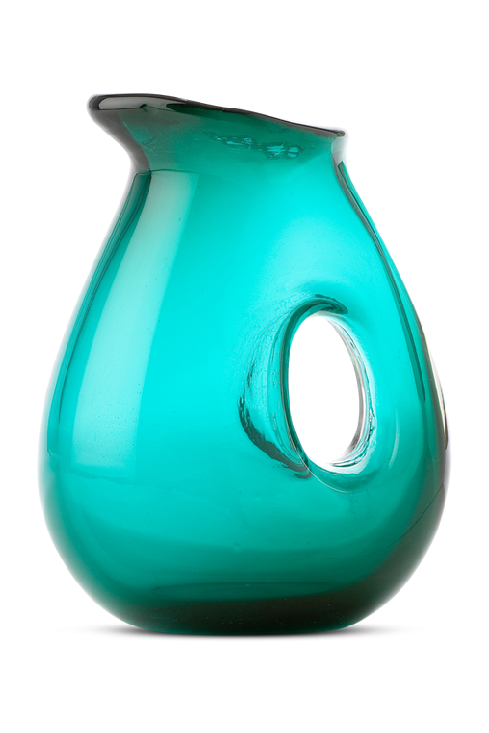 Turquoise Glass Jug | Pols Potten | Oroa.com