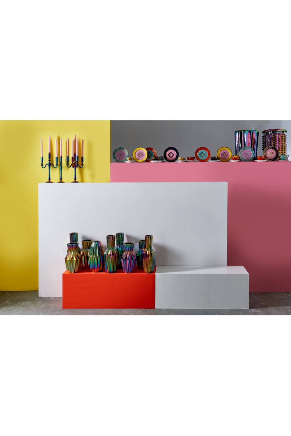 Glazed Porcelain Side Plates (4) | Pols Potten Grandpa | Oroa.com