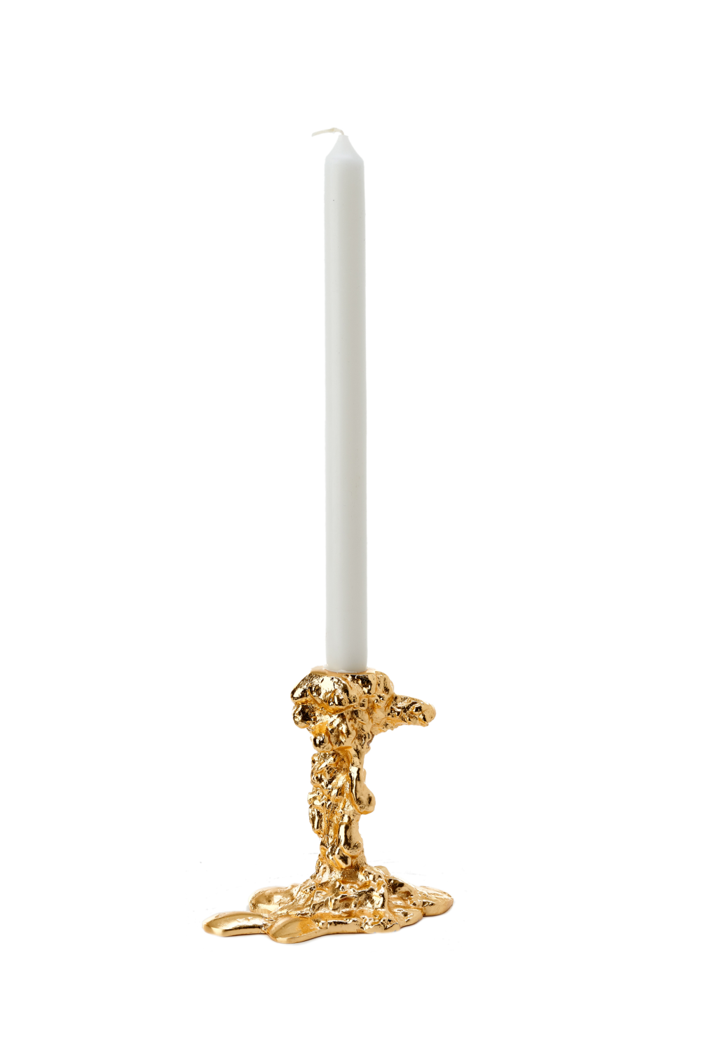 Drip Candle Holder Gold S (6) | Pols Potten | Oroa.com