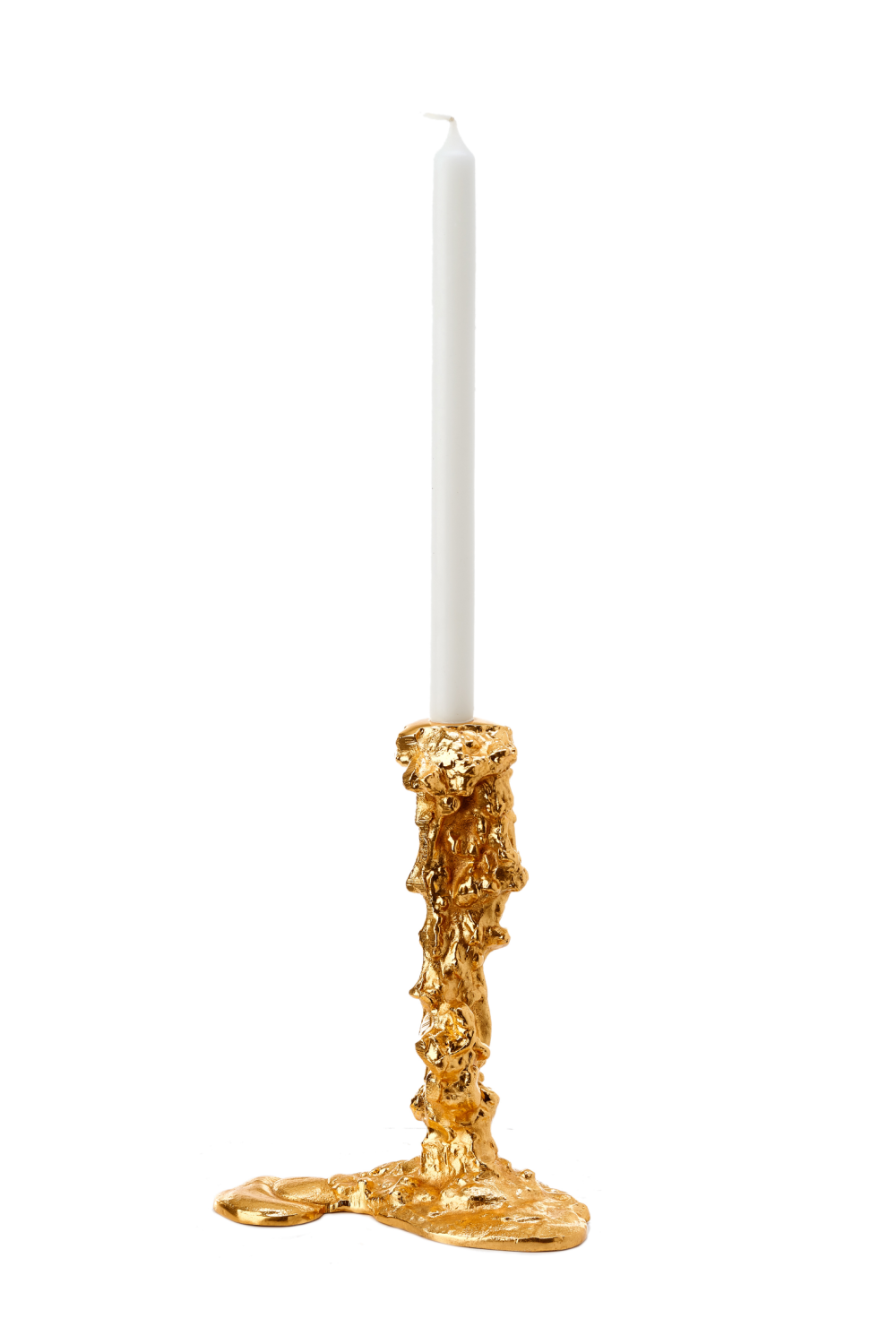 Gold Candle Holder L | Pols Potten Drip | Oroa.com