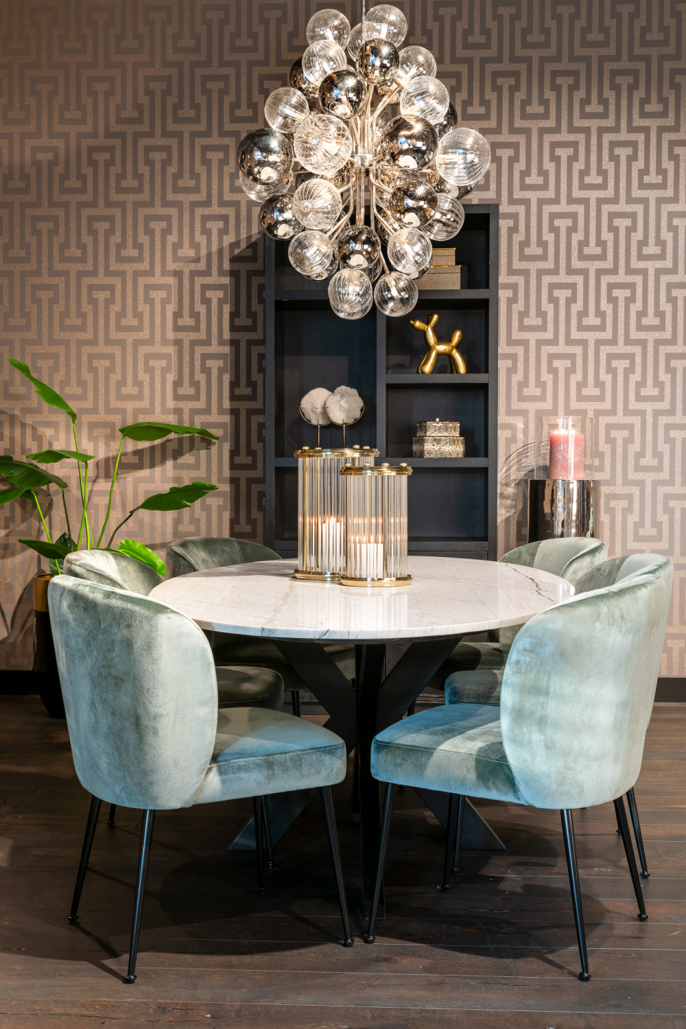 Black Wooden 2-Door Bookcase | Oroa.com