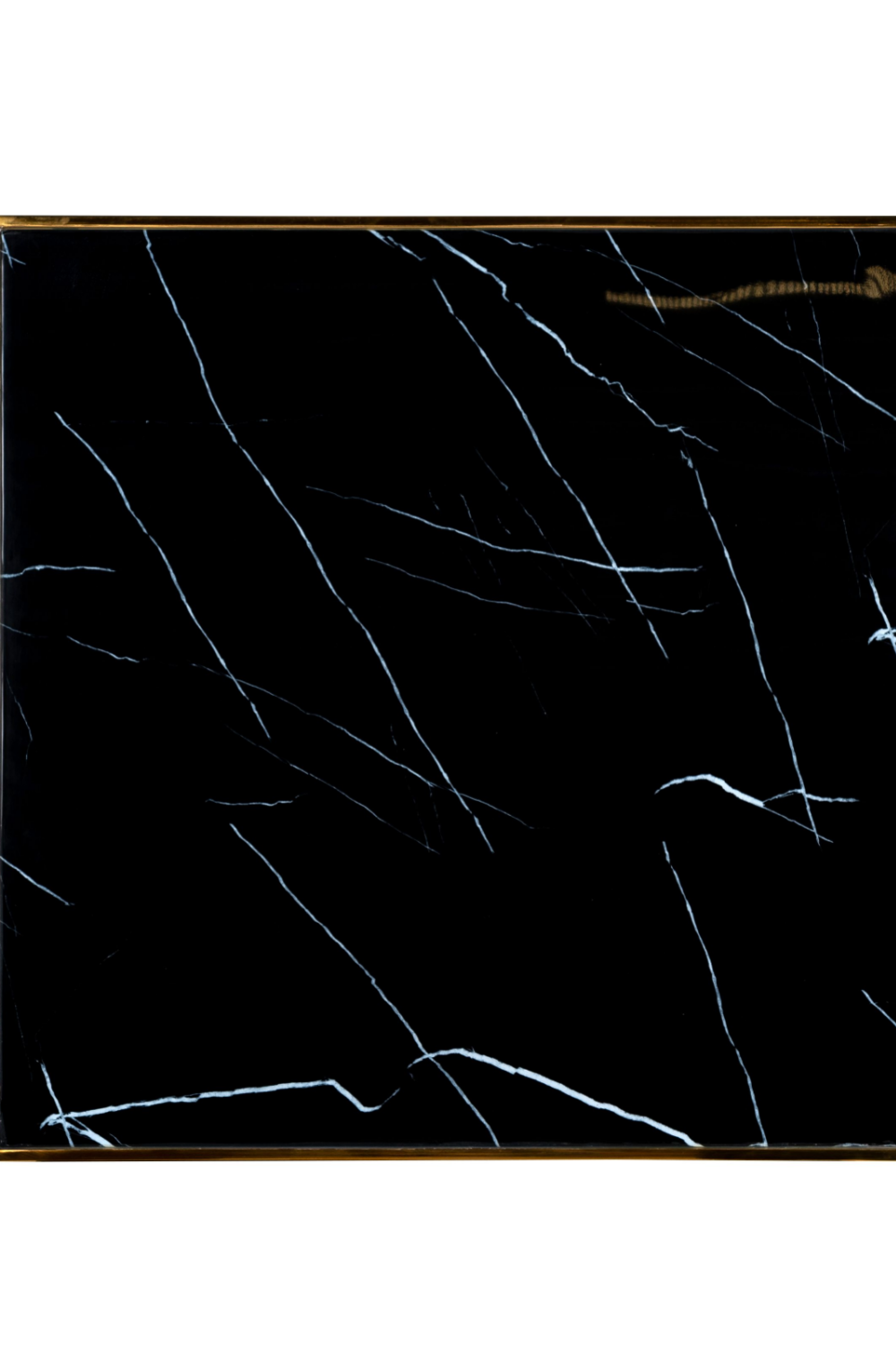 Square Black Marble Pedestal Dining Table | Oroa.com