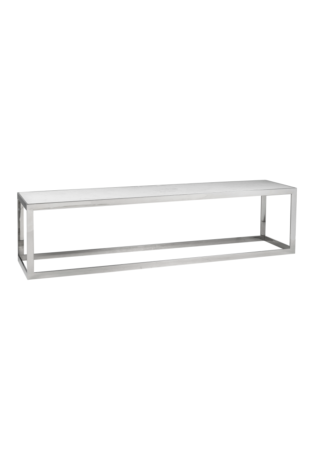 Silver Framed Marble TV Unit | Richmond Interiors Levanto | OROA.com