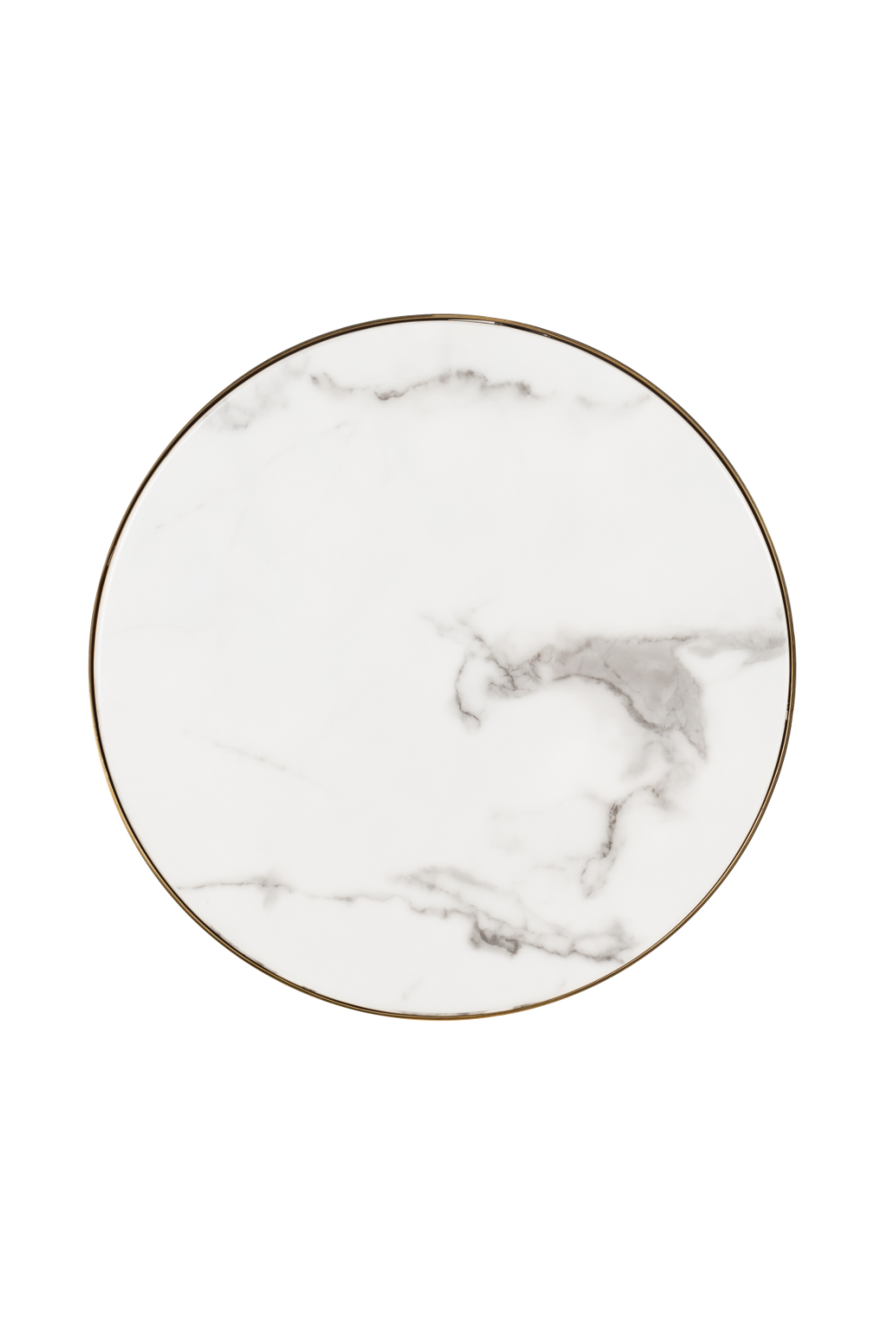 Round Marble Pedestal Side Table | Oroa.com