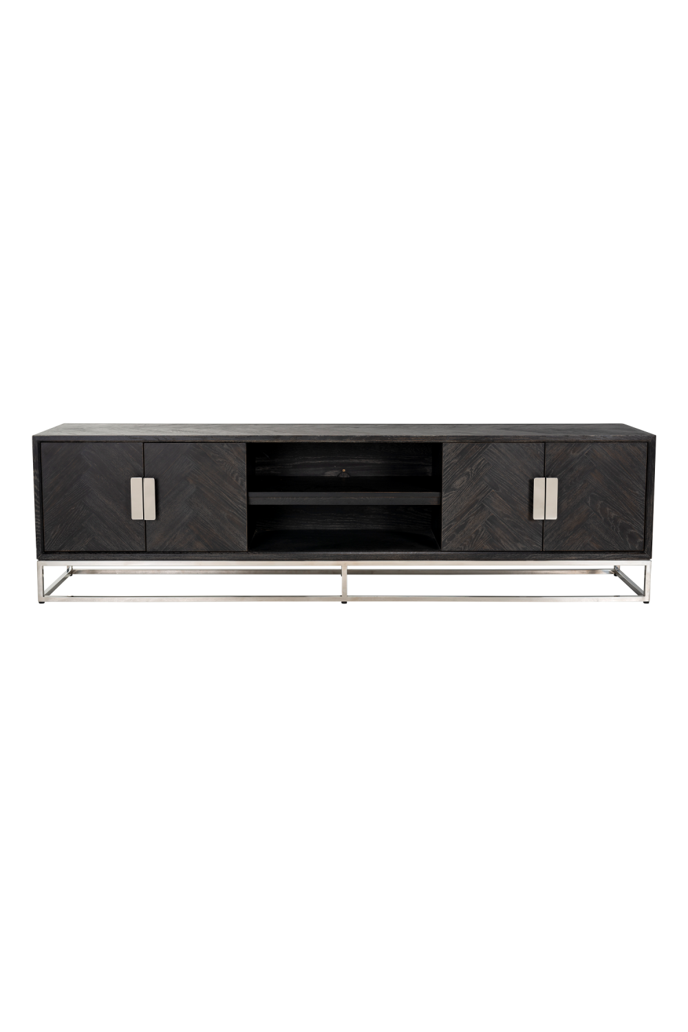 Black Oak 4 Door TV Sideboard | Richmond Interiors Blackbone | OROA.com