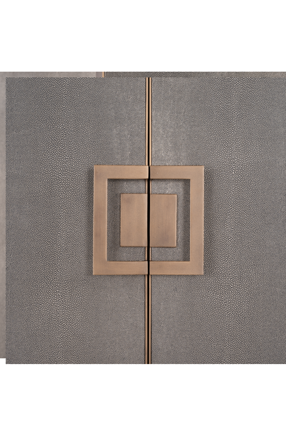 Wood Framed Leather Bar Cabinet | Richmond Interiors Bloomingville | OROA