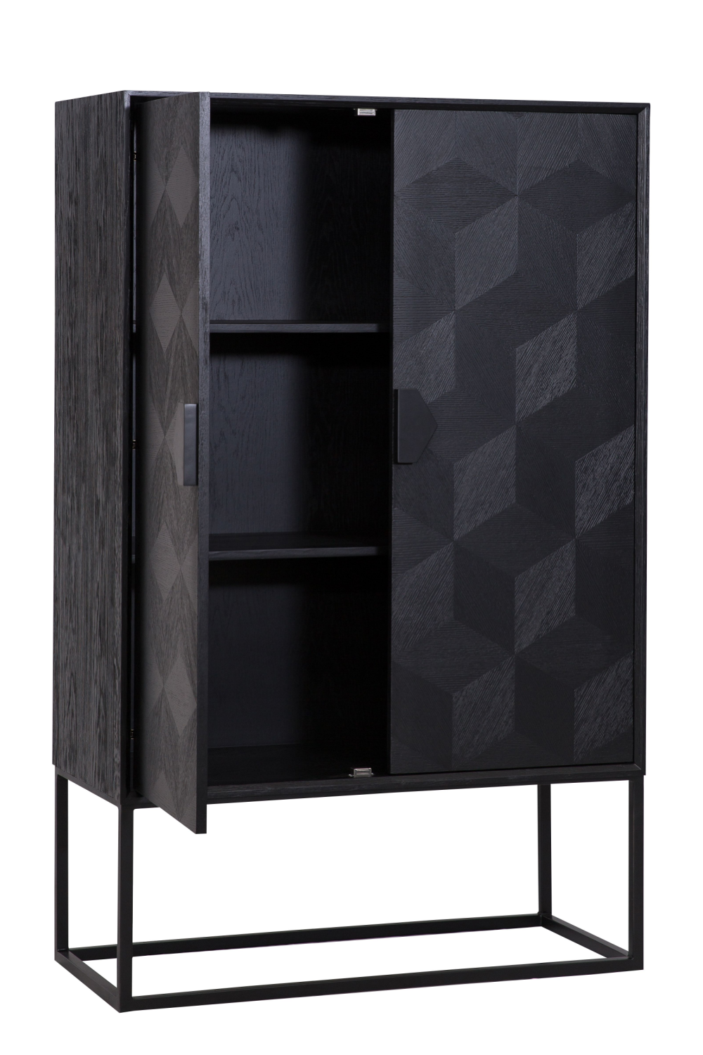 Black Oak Veneer Cabinet | Richmond Interiors Blax | Oroa.com