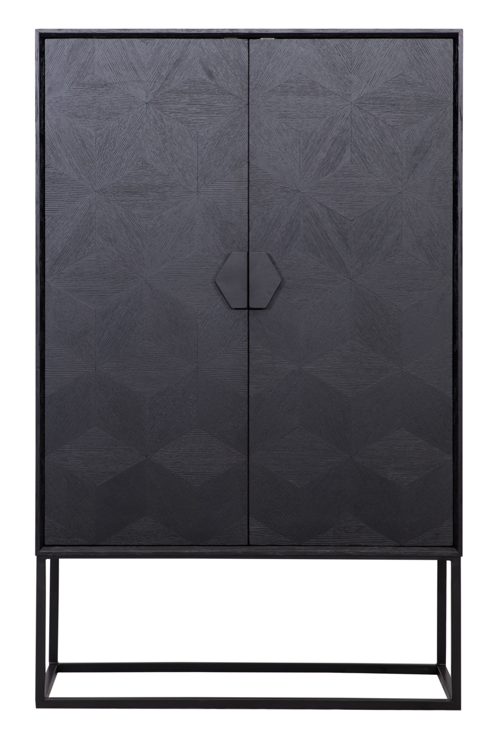 Black Oak Veneer Cabinet | Richmond Interiors Blax | Oroa.com