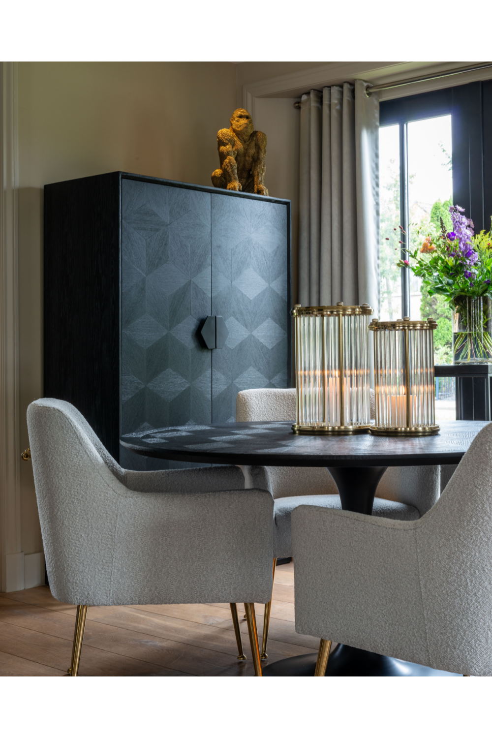 Black Oak Veneer Cabinet | Oroa.com