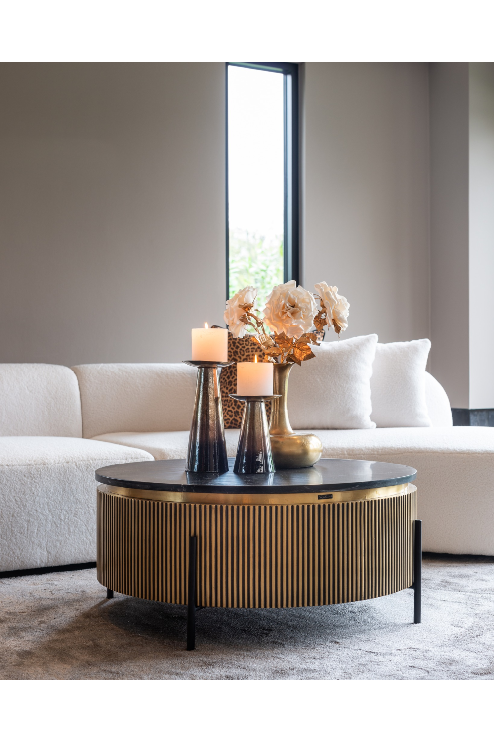 Modern Metal Coffee Table | Richmond Interiors Ironville | Oroa.com